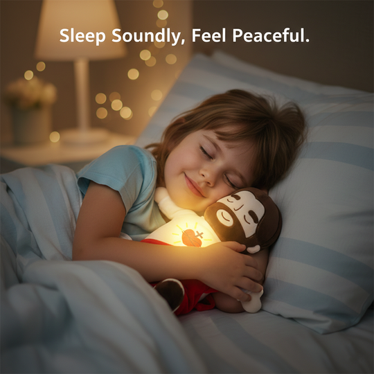 Plush Jesus Toy with Breathing Action and Light Option
