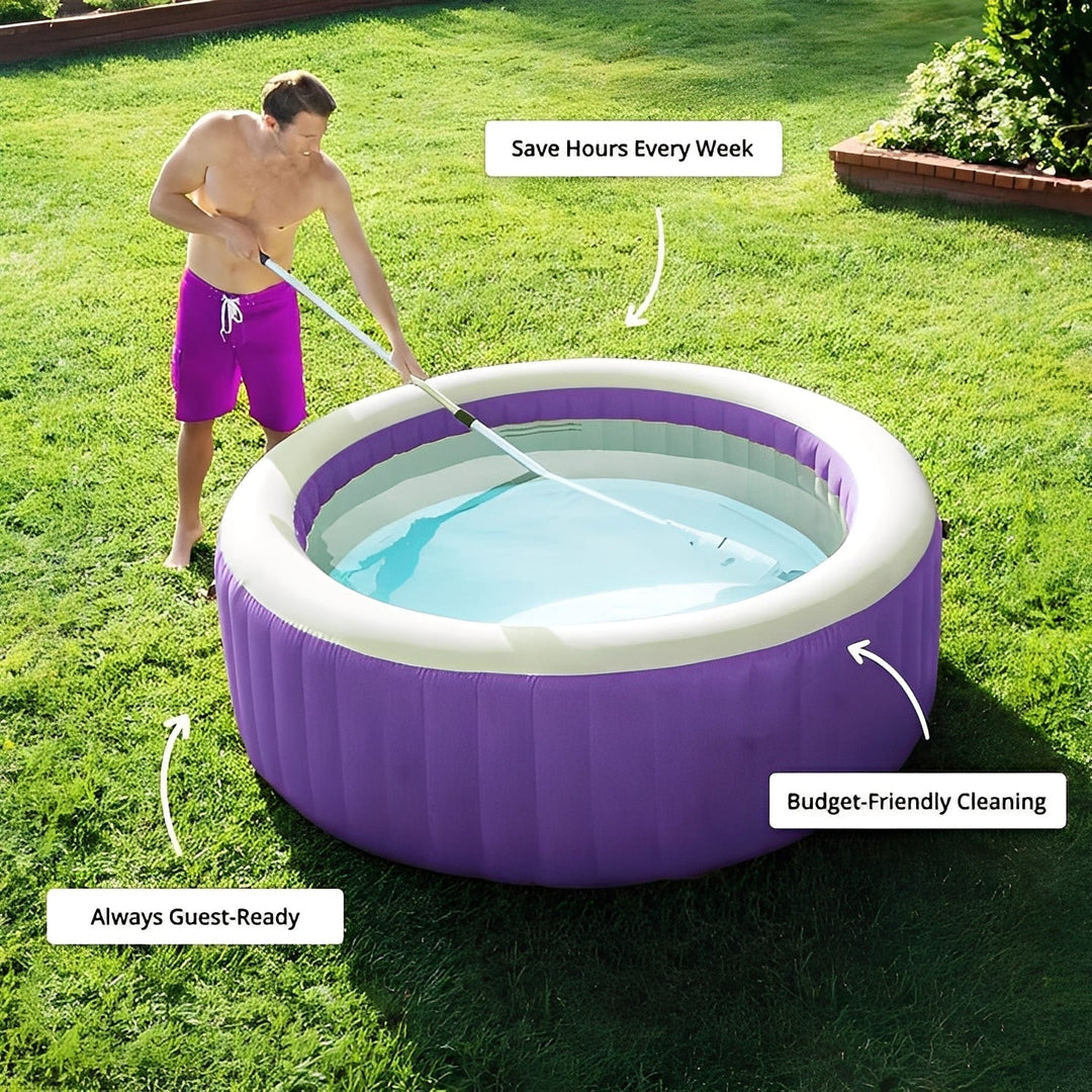 Pool Vacuum with Cordless Design and Handheld Convenience