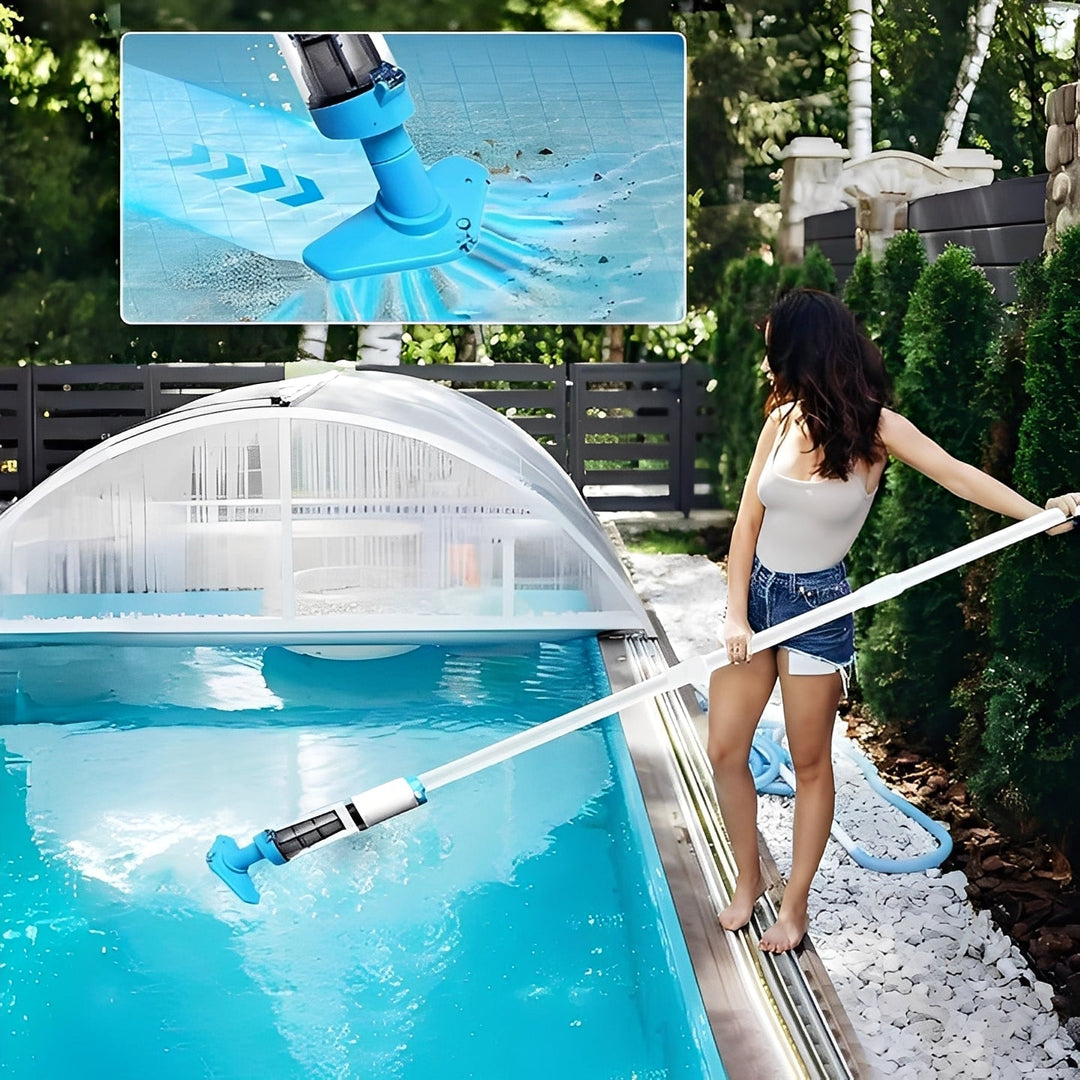 Pool Vacuum with Cordless Design and Handheld Convenience