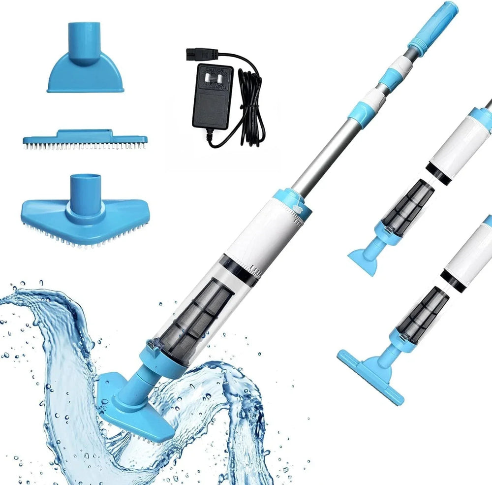 Pool Vacuum with Cordless Design and Handheld Convenience