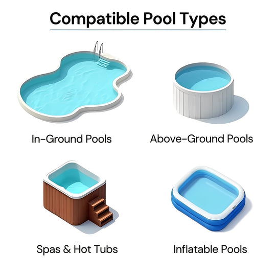 Pool Vacuum with Cordless Design and Handheld Convenience