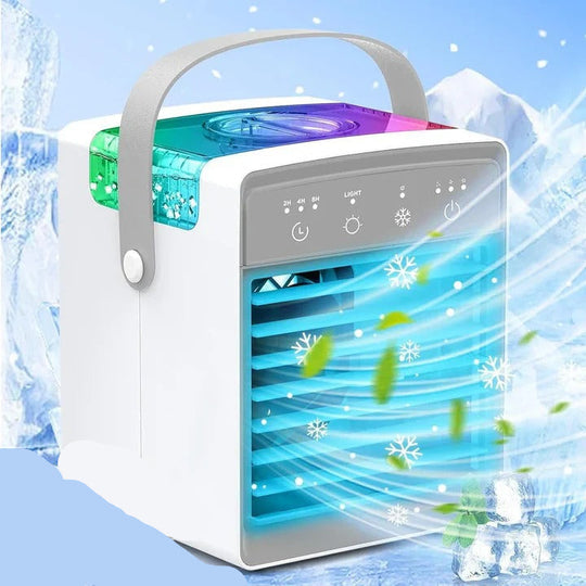 Portable Air Conditioner with Adjustable Fan Speeds and Compact Design