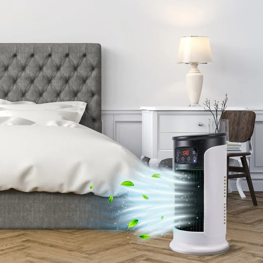 Portable Air Conditioner with Stand-Up Design and Windowless Operation