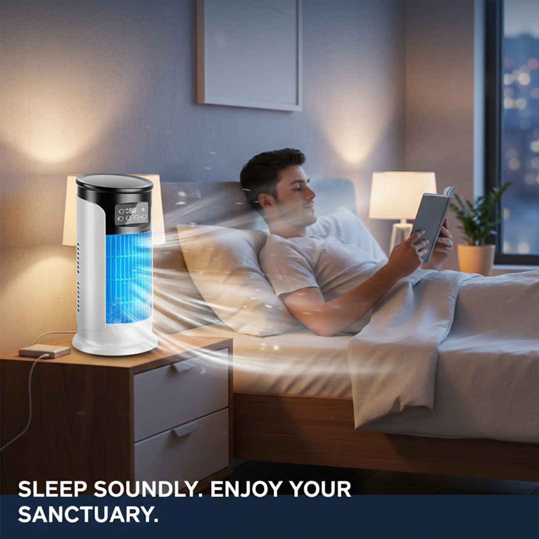 Portable Air Conditioner with USB Power and Room Cooling