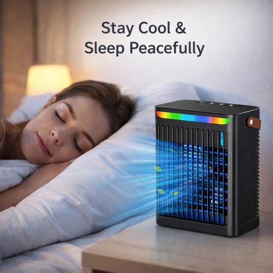 Portable Air Cooler with Adjustable Settings and Compact Design