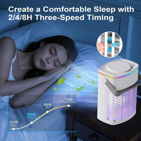 Portable Air Cooler with Adjustable Settings and Compact Design