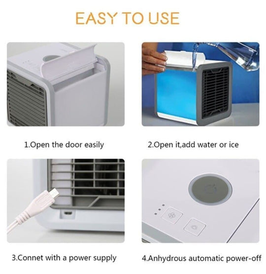 Portable Air Cooler with Humidifier and Purifier