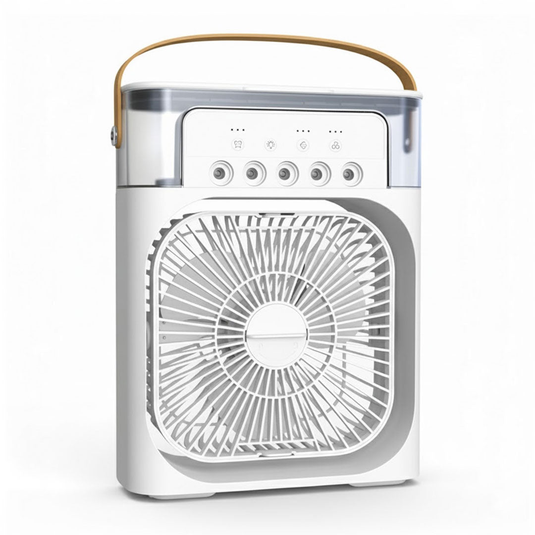 Portable Air Cooler with Humidifier and Quiet Fan