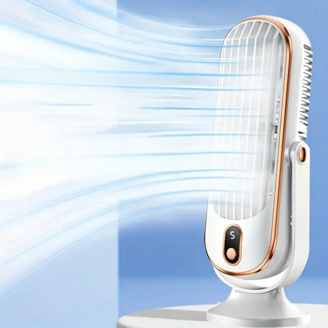 Portable Air Cooler with USB Rechargeable Battery and Desktop Design