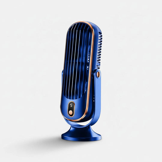 Portable Air Cooler with USB Rechargeable Battery and Desktop Design