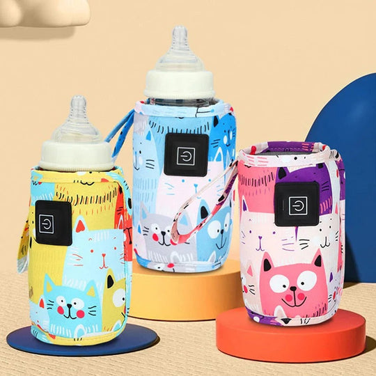 Portable Bottle Warmer with Fast Heating and Travel-Friendly Design