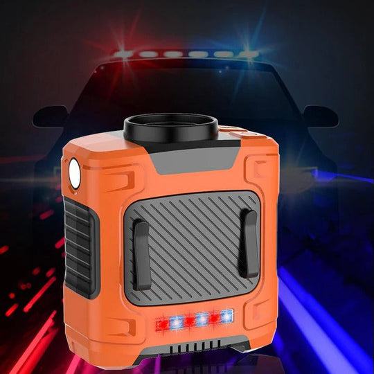 Portable Fan with Rechargeable Battery and LED Light