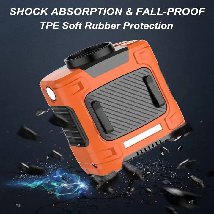 Portable Fan with Rechargeable Battery and LED Light