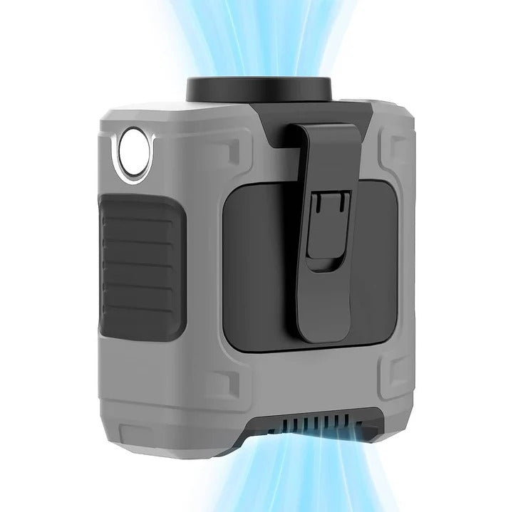 Portable Fan with Rechargeable Battery and LED Light