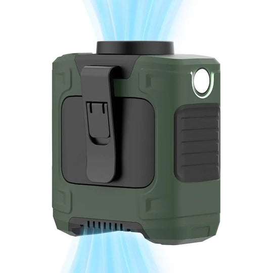 Portable Fan with Rechargeable Battery and LED Light