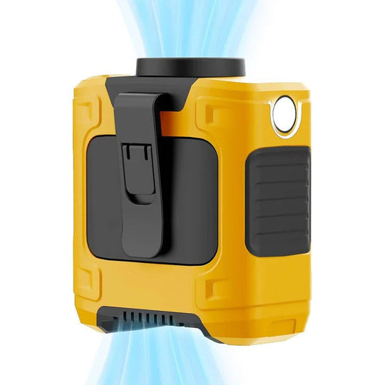 Portable Fan with Rechargeable Battery and LED Light