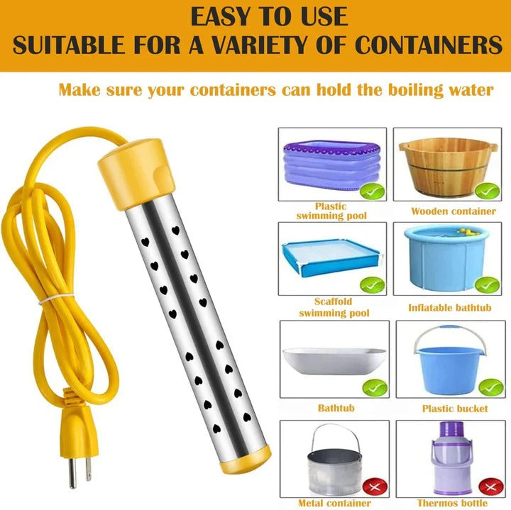 Portable Water Heater with Fast Heating and Compact Design