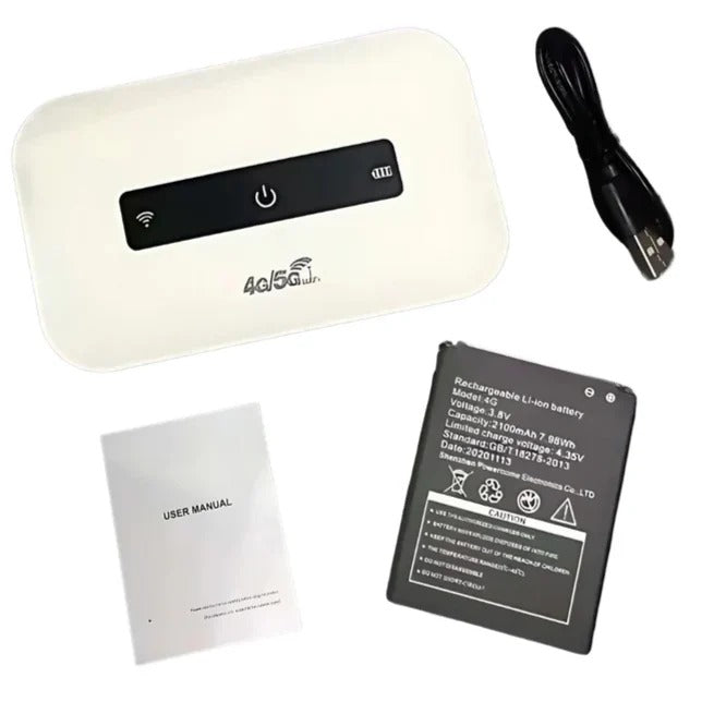 Portable Wi-Fi Router with 4G LTE and SIM Slot