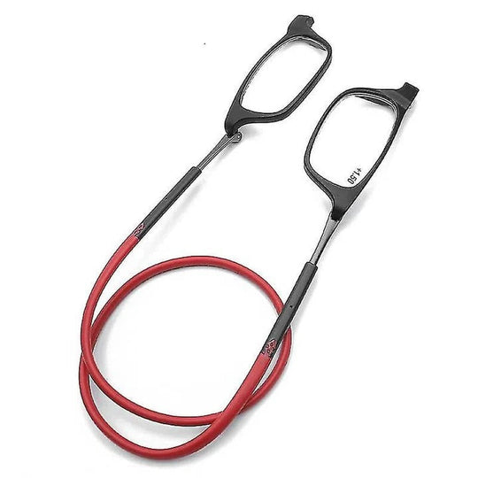 Reading Glasses with Adjustable Fit and Neck Strap