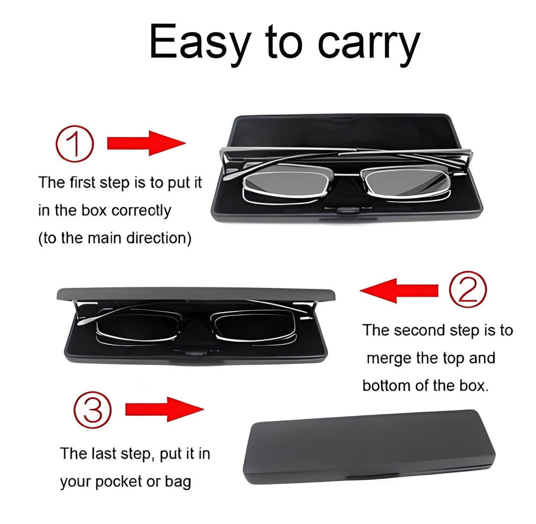 Reading Glasses with Lightweight Frame and Folding Design