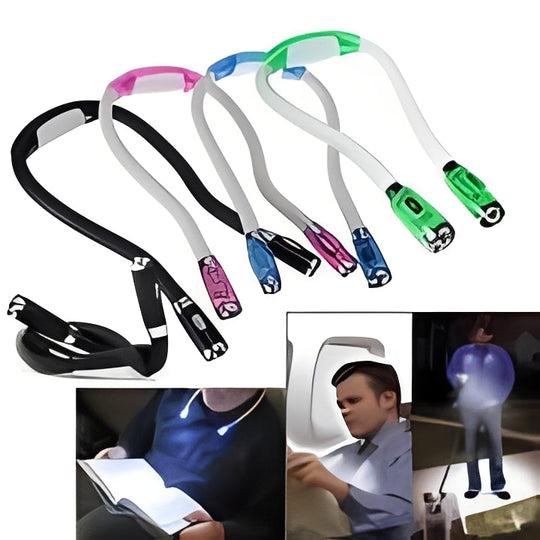 Reading Light with Flexible Neck and Adjustable Beam