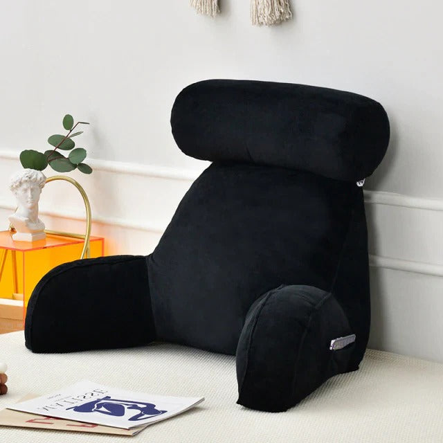 Reading Pillow with Armrests and Back Support