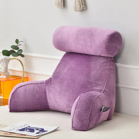 Reading Pillow with Armrests and Back Support