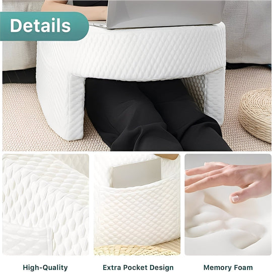 Reading Pillow with Memory Foam and Removable Cover