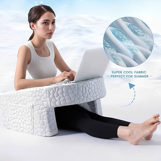 Reading Pillow with Memory Foam and Removable Cover