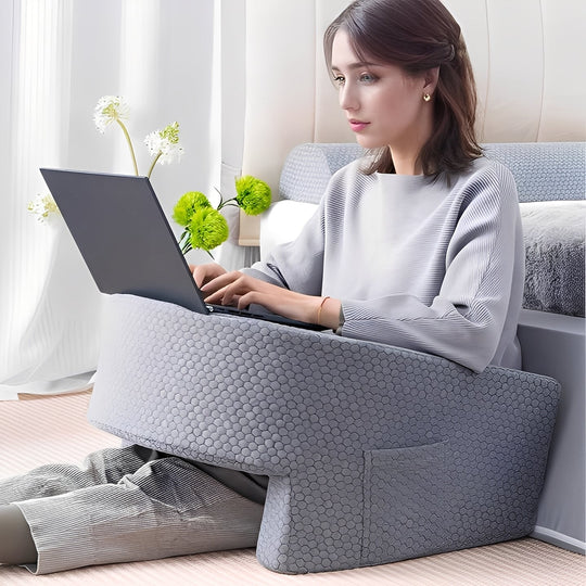 Reading Pillow with Memory Foam and Removable Cover