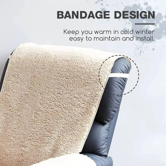Recliner Cover with Plush Fleece and Textured Backing