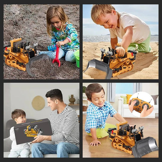 Remote Control Truck with Interchangeable Tools and Accessories