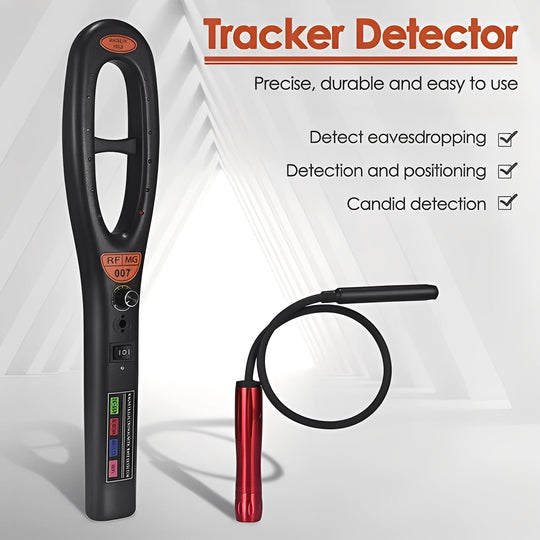 RF Signal Scanner with Rechargeable Battery and Portable Design