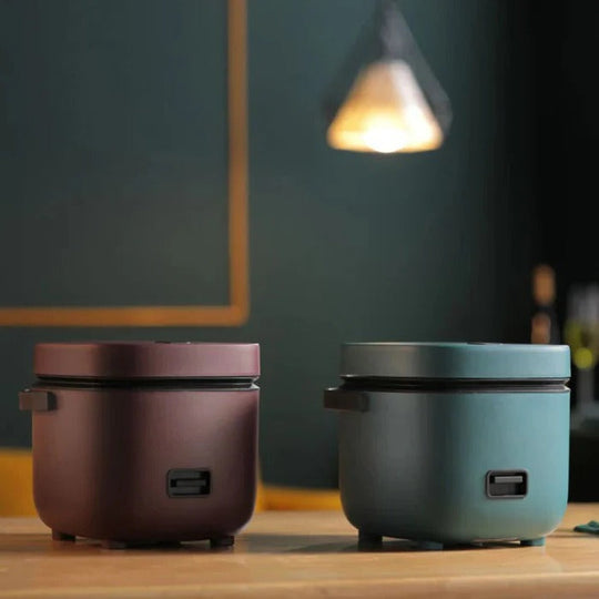 Rice Cooker with Portable Design and Electric Operation