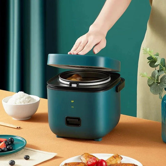 Rice Cooker with Portable Design and Electric Operation