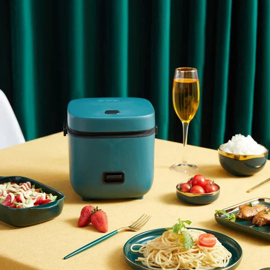 Rice Cooker with Portable Design and Electric Operation