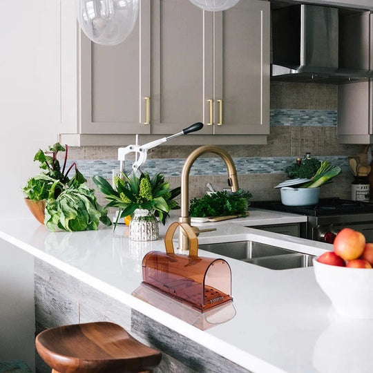 Rodent Trap with Reusable Mechanism and Clear Housing