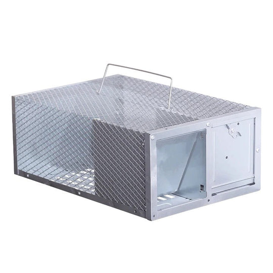 Rodent Trap with Reusable Metal Design and Single Door