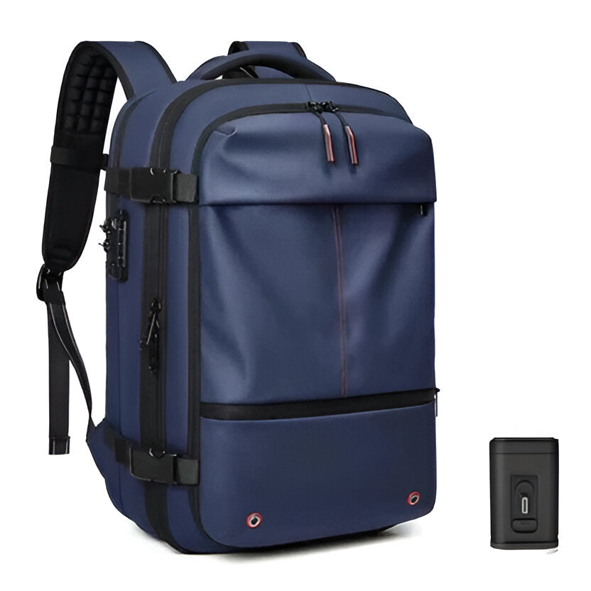 Rucksack with Compression System and Structured Design