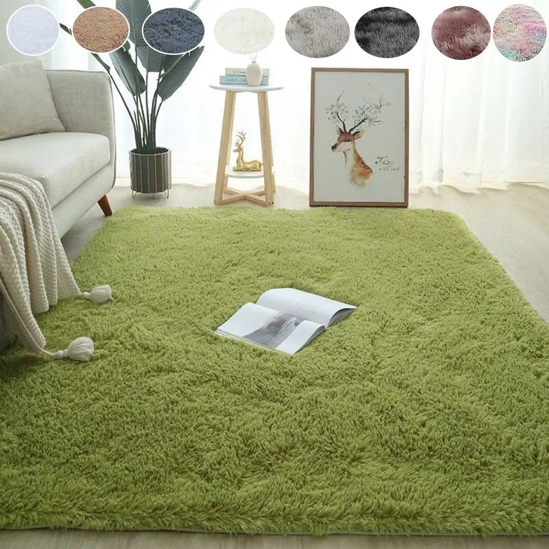 Rug with Non-Slip Backing and Soft Texture