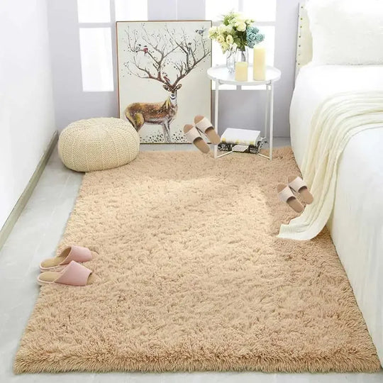 Rug with Non-Slip Backing and Soft Texture