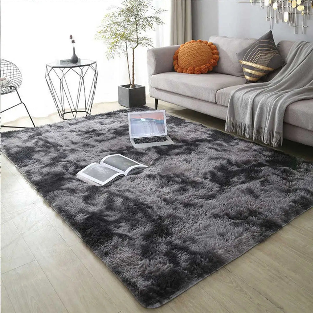 Rug with Non-Slip Backing and Soft Texture