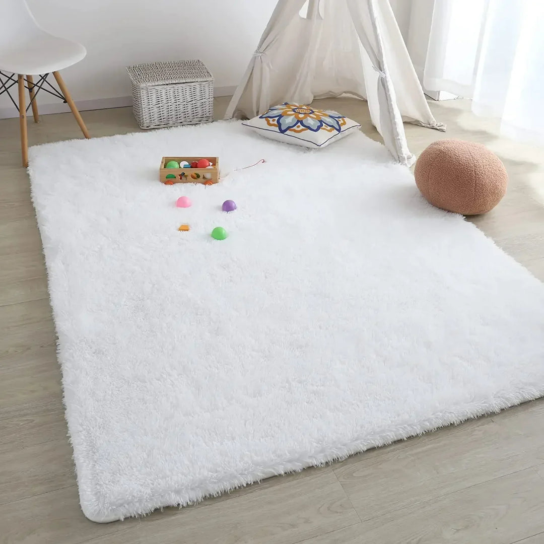 Rug with Non-Slip Backing and Soft Texture