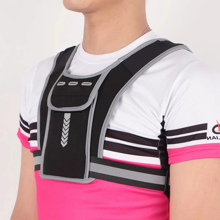 Running Chest Bag with Adjustable and Comfortable Straps