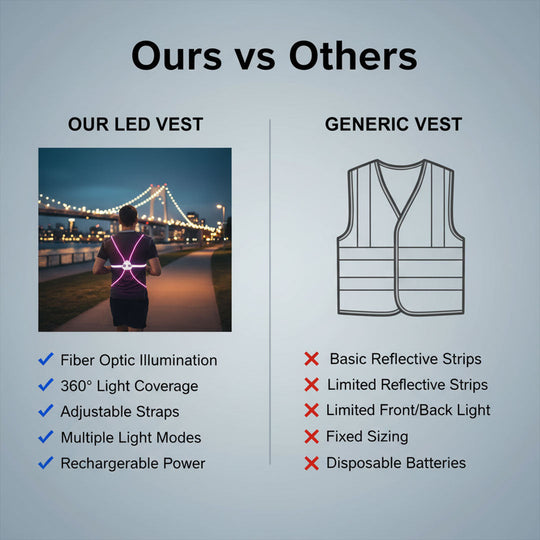 Safety Vest with Reflective Strips and Adjustable Straps