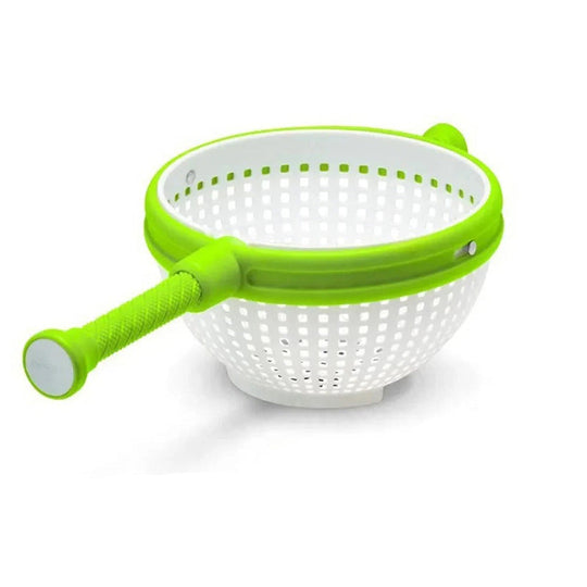 Salad Spinner with Rinse and Drain System