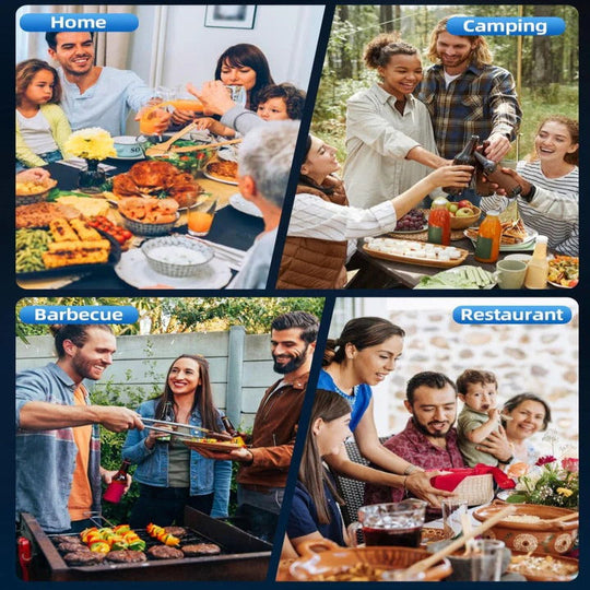 Salt and Pepper Grinders with Adjustable Settings and Stainless Steel