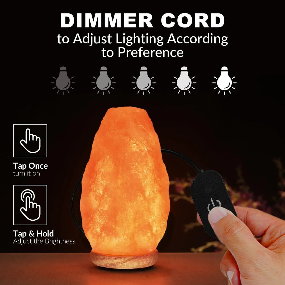 Salt Lamp with USB Power and Crystal Design