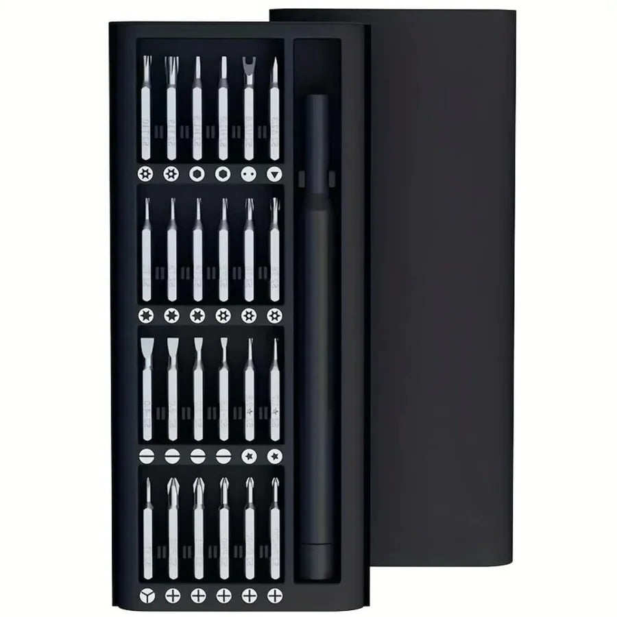 Screwdriver Set with Magnetic Tips and Precision Tools