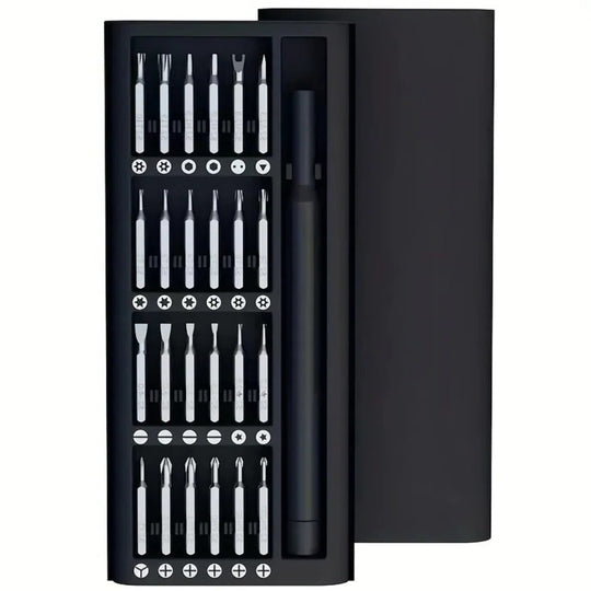 Screwdriver Set with Magnetic Tips and Precision Tools